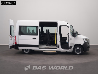 Renault Master 135PK Passenger Transport Personenvervoer 8 Persoons Ramp L2H2 LED Navi Airco Cruise Camera Parkeersensoren Euro6 L2 TV Taxi Rolstoelvervoer Wheelchair Airco Cruise control 7