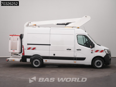 Renault Master 145PK Hoogwerker 12m Werkhoogte L2H2 Trekhaak Airco Cruise Camera Euro6 L2 Hubarbeitsbuhne Arbeitsbuhne 1Personen Airco Trekhaak Cruise control foto 10