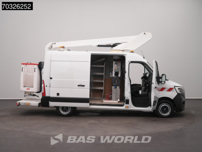 Renault Master 145PK Hoogwerker 12m Werkhoogte L2H2 Trekhaak Airco Cruise Camera Euro6 L2 Hubarbeitsbuhne Arbeitsbuhne 1Personen Airco Trekhaak Cruise control foto 11
