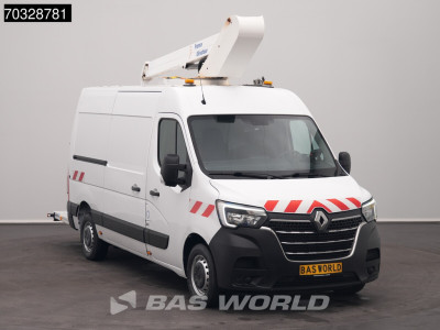 Renault Master 145PK Hoogwerker 12m Werkhoogte L2H2 Trekhaak Airco Cruise Camera Euro6 L2 Hubarbeitsbuhne Arbeitsbuhne 1Personen Airco Trekhaak Cruise control 6