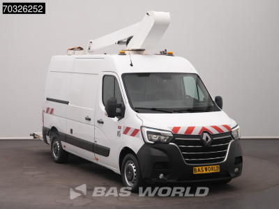 Renault Master 145PK Hoogwerker 12m Werkhoogte L2H2 Trekhaak Airco Cruise Camera Euro6 L2 Hubarbeitsbuhne Arbeitsbuhne 1Personen Airco Trekhaak Cruise control foto 6