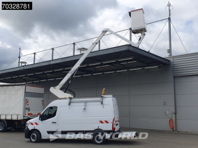 Renault Master 145PK Hoogwerker 12m Werkhoogte L2H2 Trekhaak Airco Cruise Camera Euro6 L2 Hubarbeitsbuhne Arbeitsbuhne 1Personen Airco Trekhaak Cruise control 8