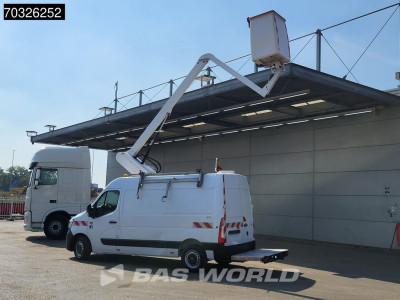 Renault Master 145PK Hoogwerker 12m Werkhoogte L2H2 Trekhaak Airco Cruise Camera Euro6 L2 Hubarbeitsbuhne Arbeitsbuhne 1Personen Airco Trekhaak Cruise control foto 8