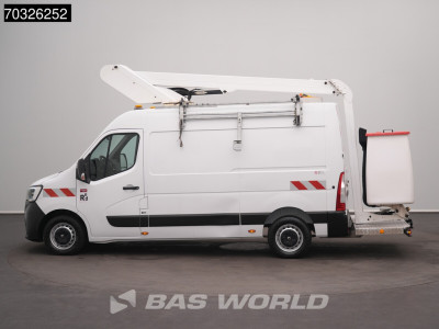 Renault Master 145PK Hoogwerker 12m Werkhoogte L2H2 Trekhaak Airco Cruise Camera Euro6 L2 Hubarbeitsbuhne Arbeitsbuhne 1Personen Airco Trekhaak Cruise control foto 9