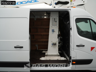 Renault Master 145PK Hoogwerker 12m Werkhoogte L2H2 Trekhaak LED Airco Cruise Camera Werkplaatsinrichting Euro6 Hubarbeitsbühne Arbeitsbühne Nacelle Airco Trekhaak Cruise control 10