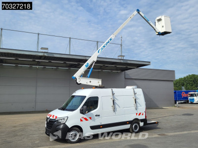 Renault Master 145PK Hoogwerker 12m Werkhoogte L2H2 Trekhaak LED Airco Cruise Camera Werkplaatsinrichting Euro6 Hubarbeitsbühne Arbeitsbühne Nacelle Airco Trekhaak Cruise control 2