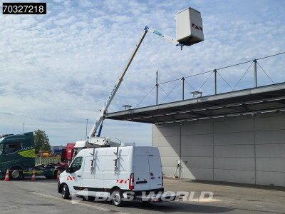 Renault Master 145PK Hoogwerker 12m Werkhoogte L2H2 Trekhaak LED Airco Cruise Camera Werkplaatsinrichting Euro6 Hubarbeitsbühne Arbeitsbühne Nacelle Airco Trekhaak Cruise control 8