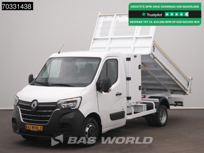 Renault Master 145PK Kipper 3,5t Trekhaak Dubbellucht met Kist Airco Cruise Euro6 Benne Kieper Tipper Airco Cruise control