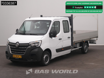 Renault Master 145PK Open Laadbak Airco Navi Cruise LED Euro6 Prtische Pickup Airco Cruise control