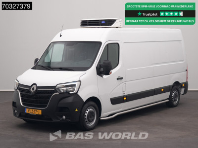 Renault Master 150PK Koelwagen L3H2 Carrier Xarios 350 LED Airco Cruise Parkeersensoren Euro6 Koel Koeler Kühl Kühler Kühlwagen Kühlkasten Airco Cruise control