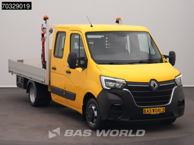 Renault Master 165PK Dubbel Cabine Dubbellucht Open Laadbak 3,5t Trekhaak LED Airco Cruise Euro6 Pritsche Pickup Open Box Airco Trekhaak Cruise control 5