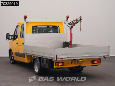 Renault Master 165PK Dubbel Cabine Dubbellucht Open Laadbak 3,5t Trekhaak LED Airco Cruise Euro6 Pritsche Pickup Open Box Airco Trekhaak Cruise control 6