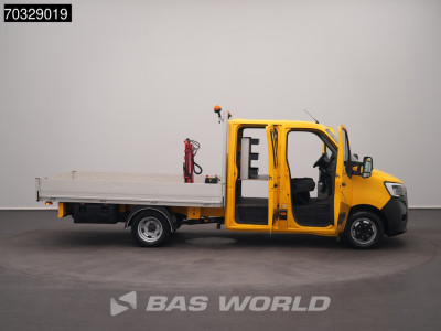 Renault Master 165PK Dubbel Cabine Dubbellucht Open Laadbak 3,5t Trekhaak LED Airco Cruise Euro6 Pritsche Pickup Open Box Airco Trekhaak Cruise control 7