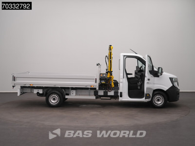 Renault Master 170PK Automaat HYVA HA27 Kraan Open Laadbak Cranetruck Crane laadkraan Kraanwagen Pritsche Platform Airco Cruise control foto 7