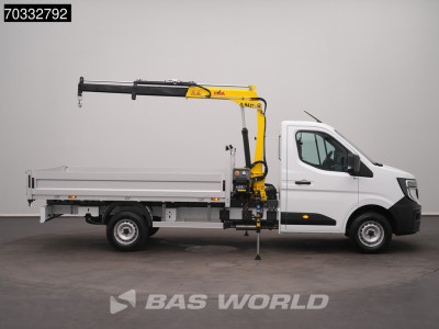 Renault Master 170PK Automaat HYVA HA27 Kraan Open Laadbak Cranetruck Crane laadkraan Kraanwagen Pritsche Platform Airco Cruise control foto 8
