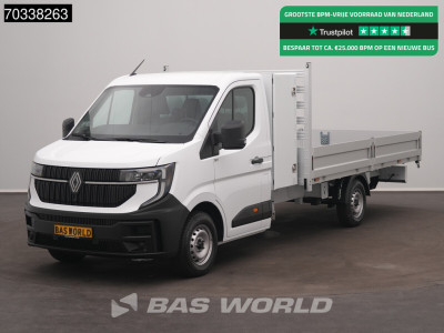 Renault Master 170PK Automaat Open Laadbak Airco Carplay LED Trekhaak Cruise Euro6 Pritsche Pickup Airco Trekhaak Cruise control