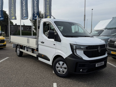 Renault Master E-Tech Open laadbak + HIAB kraan + trekhaak