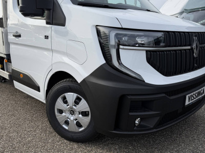 Renault Master E-Tech Open laadbak + HIAB kraan + trekhaak foto 11