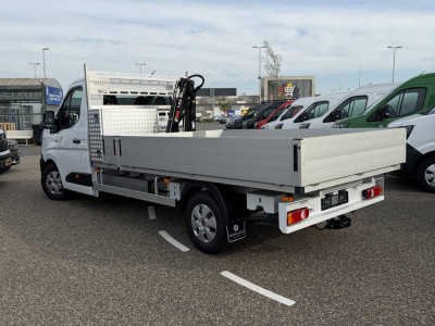 Renault Master E-Tech Open laadbak + HIAB kraan + trekhaak foto 6