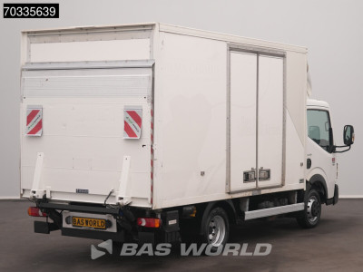 Renault Maxity 130PK Laadklep Bakwagen Zijdeuren Dubbellucht Airco Euro6 Meubelbak Koffer Möbelkoffer LBW Airco foto 2