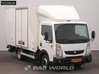 Renault Maxity 130PK Laadklep Bakwagen Zijdeuren Dubbellucht Airco Euro6 Meubelbak Koffer Möbelkoffer LBW Airco foto 5