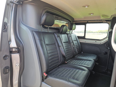 Renault TRAFIC 1.6 DCI L2H1 dubbel cabine lang leder carplay climatronic EURO6 dubbele schuifdeur! foto 14