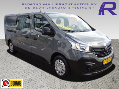 Renault Trafic 1.6 dCi T29 L2H1 DUBBELE CABINE 6 PERSOONS AIRCO NAVIGATIE