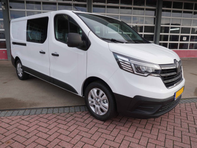 Renault Trafic 2.0 Blue dCi 130PK T29 L2H1  Dubbelcabine Nr. V017 | Airco |  Apple CP/Android auto | trekhaak | LM Velgen foto 2