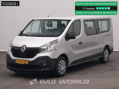 Renault Trafic 120pk Personenvervoer 9-Persoons Airco Cruise Parkeersensoren Euro6 Passenger Transport TV Taxi Airco Cruise control