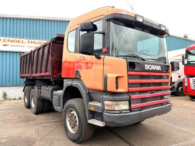 Scania P124-360 C 6x6 FULL STEEL 3-WAY KIPPER (12 GEARS MANUAL GEARBOX / REDUCTION AXLES / FULL STEEL SUSPENSION / P.T.O. / ETC.) foto 2