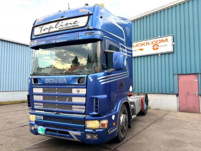 Scania R144-460 V8 TOPLINE (EURO 2 / 12+2 GEARS MANUAL GEARBOX / SLIDING FIFTH WHEEL / AIRCONDITIONING / ETC.)