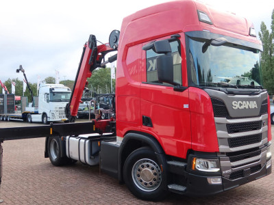 Scania R500 NGS 4x2 Trekker met kraan HMF 1920 foto 15