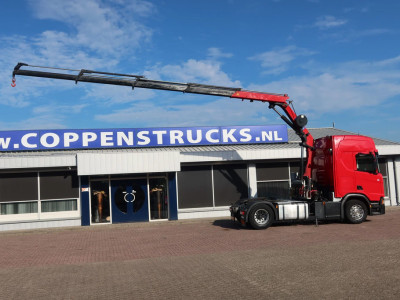 Scania R500 NGS 4x2 Trekker met kraan HMF 1920 foto 2