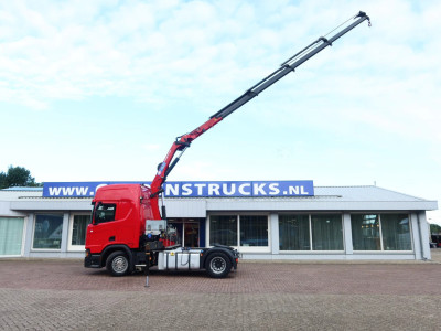 Scania R500 NGS 4x2 Trekker met kraan HMF 1920 foto 2