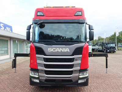 Scania R500 NGS 4x2 Trekker met kraan HMF 1920 foto 7
