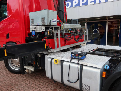 Scania R500 NGS Trekker + Kraan Full air suspension foto 3