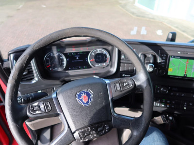 Scania R500 NGS Trekker + Kraan Full air suspension foto 6