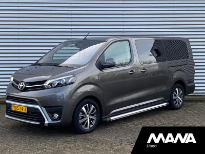 Toyota PROACE Verso 2.0 D-4D Dynamic L3H1 DC 177PK Automaat Dakraam LM Velgen Cruise 360camera Sensoren Bluetooth Navi
