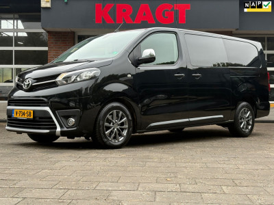 Toyota PROACE Worker 2.0 D-4D|DUBBELCABINE|NAP|clima|cruise|trekhaak 2500KG|lichtmetalen velgen|Keyless|voorruitverwarming|EURO6