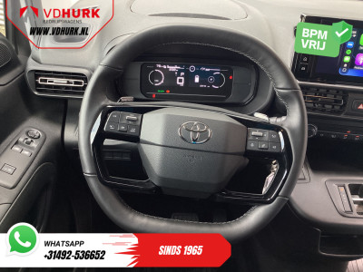 Toyota e-ProAce City 50 kWh 320 km WLTP L2 3Pers./ LED/ Standkachel/ Stoelverw./ Stuurverw./ Carplay/ Camera/ PDC/ Cruise/ Airco foto 14