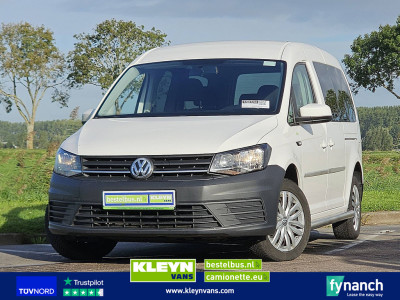 Volkswagen CADDY 2.0 L2 Maxi Kombi Rolstoelbus 5 Persoons 2x Schuifdeur Airco BPM Vrij Euro6 102PK!