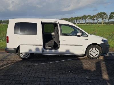 Volkswagen CADDY 2.0 L2 Maxi Kombi Rolstoelbus 5 Persoons 2x Schuifdeur Airco BPM Vrij Euro6 102PK! foto 13