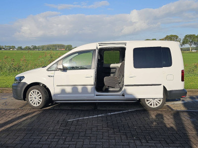 Volkswagen CADDY 2.0 L2 Maxi Kombi Rolstoelbus 5 Persoons 2x Schuifdeur Airco BPM Vrij Euro6 102PK! foto 15