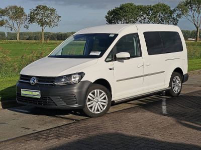 Volkswagen CADDY 2.0 L2 Maxi Kombi Rolstoelbus 5 Persoons 2x Schuifdeur Airco BPM Vrij Euro6 102PK! foto 2