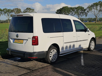 Volkswagen CADDY 2.0 L2 Maxi Kombi Rolstoelbus 5 Persoons 2x Schuifdeur Airco BPM Vrij Euro6 102PK! foto 3