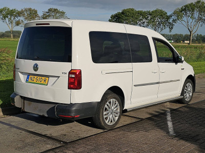 Volkswagen CADDY 2.0 L2 Maxi Kombi Rolstoelbus 5 Persoons 2x Schuifdeur Airco BPM Vrij Euro6 102PK! foto 3