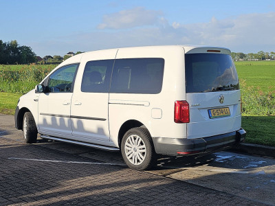 Volkswagen CADDY 2.0 L2 Maxi Kombi Rolstoelbus 5 Persoons 2x Schuifdeur Airco BPM Vrij Euro6 102PK! foto 6