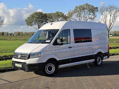 Volkswagen CRAFTER 35 2.0 L3H3 Dubbele Cabine LED Adaptieve Cruise Camera Euro6 Trekhaak Automaat! foto 2