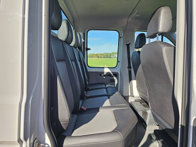 Volkswagen CRAFTER 35 2.0 L4 Dubbele Cabine Open-Laadbak Airco Trekhaak Euro6! foto 11