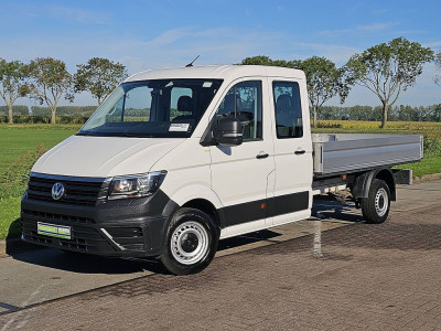 Volkswagen CRAFTER 35 2.0 L4 Dubbele Cabine Open-Laadbak Airco Trekhaak Euro6! foto 2
